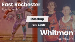 Matchup: East Rochester High vs. Whitman  2019