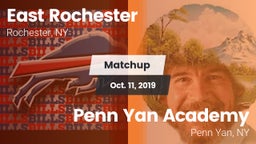 Matchup: East Rochester High vs. Penn Yan Academy  2019