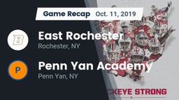 Recap: East Rochester vs. Penn Yan Academy  2019