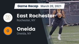 Recap: East Rochester vs. Oneida  2021