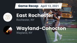 Recap: East Rochester vs. Wayland-Cohocton  2021