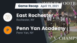 Recap: East Rochester vs. Penn Yan Academy  2021