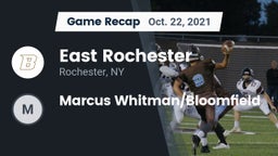 Recap: East Rochester vs. Marcus Whitman/Bloomfield 2021