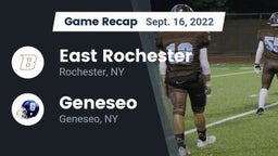 Recap: East Rochester vs. Geneseo  2022