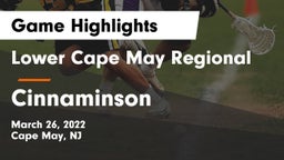 Lower Cape May Regional  vs Cinnaminson  Game Highlights - March 26, 2022