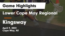 Lower Cape May Regional  vs Kingsway Game Highlights - April 9, 2022