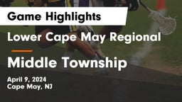 Lower Cape May Regional  vs Middle Township Game Highlights - April 9, 2024