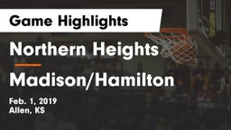 Northern Heights  vs Madison/Hamilton  Game Highlights - Feb. 1, 2019
