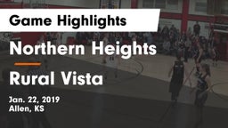 Northern Heights  vs Rural Vista Game Highlights - Jan. 22, 2019