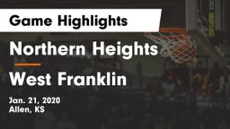 Northern Heights  vs West Franklin  Game Highlights - Jan. 21, 2020