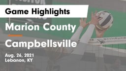 Marion County  vs Campbellsville  Game Highlights - Aug. 26, 2021