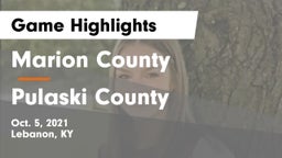 Marion County  vs Pulaski County Game Highlights - Oct. 5, 2021