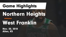 Northern Heights  vs West Franklin  Game Highlights - Nov. 30, 2018