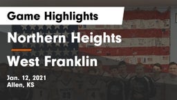 Northern Heights  vs West Franklin  Game Highlights - Jan. 12, 2021