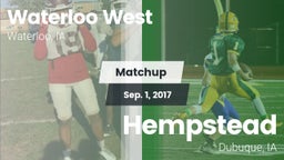 Matchup: Waterloo West High vs. Hempstead  2017