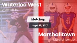 Matchup: Waterloo West High vs. Marshalltown  2017