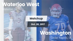 Matchup: Waterloo West High vs. Washington  2017