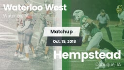 Matchup: Waterloo West High vs. Hempstead  2018