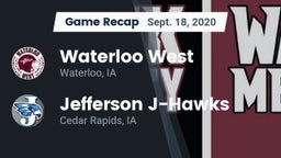 Recap: Waterloo West  vs. Jefferson  J-Hawks 2020