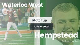 Matchup: Waterloo West High vs. Hempstead  2020