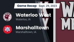 Recap: Waterloo West  vs. Marshalltown  2023