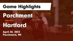 Parchment  vs Hartford  Game Highlights - April 30, 2022