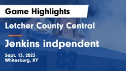 Letcher County Central  vs Jenkins indpendent  Game Highlights - Sept. 13, 2023