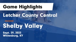 Letcher County Central  vs Shelby Valley  Game Highlights - Sept. 29, 2023