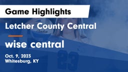 Letcher County Central  vs wise central  Game Highlights - Oct. 9, 2023