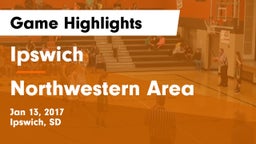 Ipswich  vs Northwestern Area  Game Highlights - Jan 13, 2017