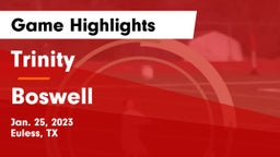 Trinity  vs Boswell   Game Highlights - Jan. 25, 2023