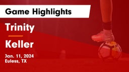 Trinity  vs Keller  Game Highlights - Jan. 11, 2024
