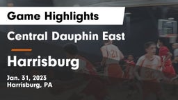 Central Dauphin East  vs Harrisburg  Game Highlights - Jan. 31, 2023