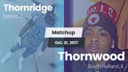 Matchup: Thornridge High vs. Thornwood  2017