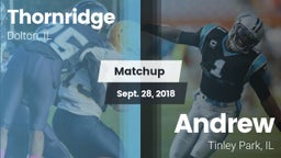 Matchup: Thornridge High vs. Andrew  2018