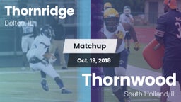 Matchup: Thornridge High vs. Thornwood  2018