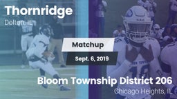 Matchup: Thornridge High vs. Bloom Township  District 206 2019