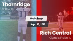 Matchup: Thornridge High vs. Rich Central  2019