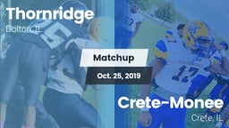 Matchup: Thornridge High vs. Crete-Monee  2019