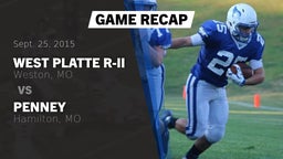 Recap: West Platte R-II  vs. Penney  2015
