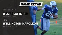 Recap: West Platte R-II  vs. Wellington-Napoleon  2016