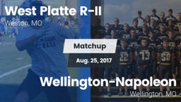 Matchup: West Platte R-II vs. Wellington-Napoleon  2017
