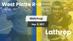 Matchup: West Platte R-II vs. Lathrop  2017