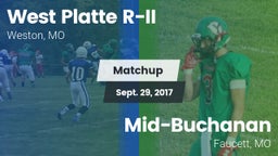 Matchup: West Platte R-II vs. Mid-Buchanan  2017
