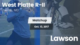 Matchup: West Platte R-II vs. Lawson 2017