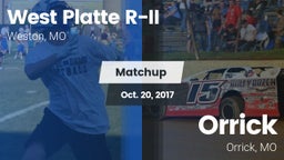 Matchup: West Platte R-II vs. Orrick  2017