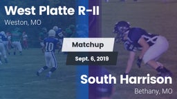 Matchup: West Platte R-II vs. South Harrison  2019