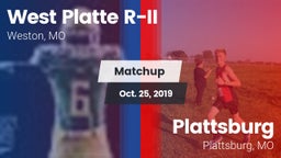 Matchup: West Platte R-II vs. Plattsburg  2019