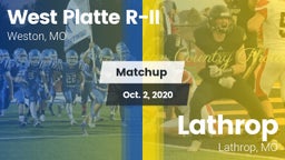 Matchup: West Platte R-II vs. Lathrop  2020