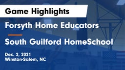 Forsyth Home Educators vs South Guilford HomeSchool Game Highlights - Dec. 2, 2021